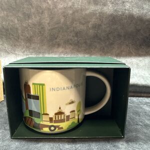 2017 Starbucks Indianapolis You Are Here Collection Coffee Mug Cup 14 oz